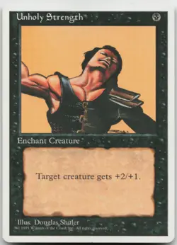 MTG Unholy Strength C Fourth Edition LP - Image 1