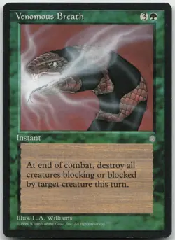 MTG Venomous Breath U Ice Age MP - Image 1