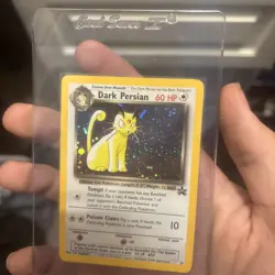 Pokemon Dark Persian Holo Promo Wotc 17/53 60 HP Stage 1 English Card - Image 1