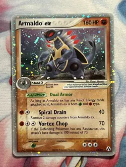 Armaldo ex 84/92 Holo Swirl 2006 Legend Maker Vintage Rare Pokemon Card LP+/NM- - Image 1