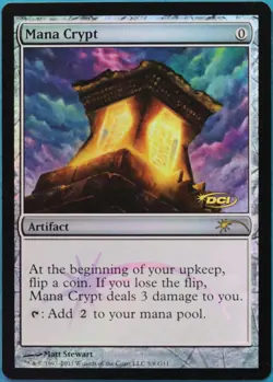 Mana Crypt (Judge Promo) FOIL NM MTG CARD (513600) ABUGames - Image 1