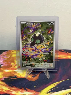 Pokemon TCG Shroodle 149/132 Me01: Mega Evolution Holo Card Illustration Rare - Image 1