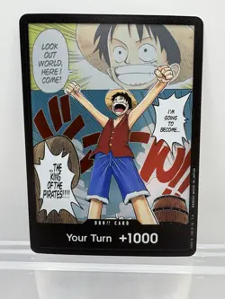 One Piece DON!! Card (Manga) (Alternate Art) Romance Dawn Foil NM READ DESC - Image 1