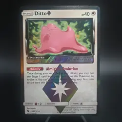 Pokemon Ditto Prism Star Holo Rare Card 154/214 - Image 1