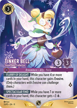 Tinker Bell - Snowflake Collector (Participant) - Lorcana Promo Cards (DLPC) - Image 1