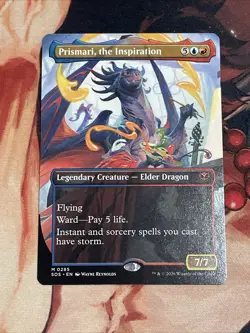 Prismari, the Inspiration (Borderless) Secrets of Strixhaven Reg MTG SOS #285 - Image 1
