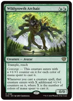 Wildgrowth Archaic MTG SOS NM Non Foil Near Mint Fast Shipping From Canada - Image 1