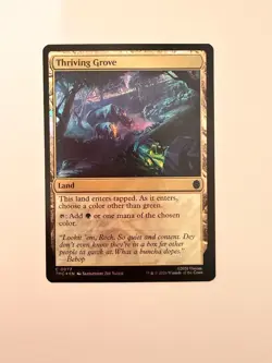 Thriving Grove Surge Foil C Commander: Teenage Mutant Ninja Turtles 77 NM - Image 1