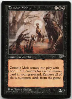 MTG Zombie Mob U Mirage LP - Image 1
