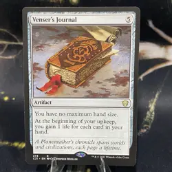 Magic the Gathering - Venser's Journal - Commander 2021 - Lightly Played MTG LP - Image 1