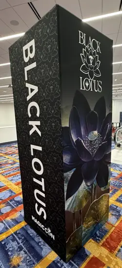 MAGICCON LAS VEGAS 2026 BLACK LOTUS VIP 20 OZ STAINLESS STEEL WATER BOTTLE - Image 2