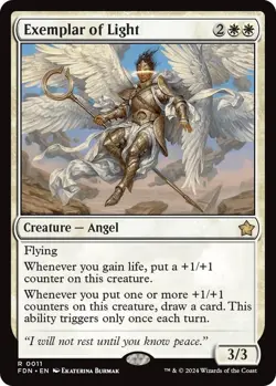 NM Exemplar of Light, MTG, Foundations, Magic the Gathering, 11 - Image 1
