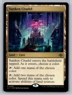 Sunken Citadel - #285 - The Lost Caverns of Ixalan Rare - Near Mint or Better - Image 1