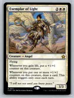 Exemplar of Light - #11 - Foundations Rare - Near Mint or Better - Image 1