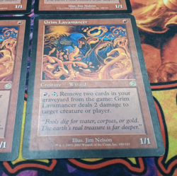 X4 Magic The Gathering Torment Grim Lavamancer MTG LP-MP - Image 5