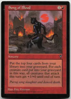 MTG Song of Blood C Visions MP - Image 1
