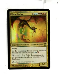 MTG SkeenAB Nicol Bolas FOIL From the Vault Dragons. NM. - Image 1