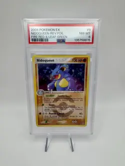 Pokemon 2004 PSA 8 Nidoqueen Fire Red & Leaf Green Reverse Holo LOW POP*NEW CERT - Image 1