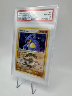 Pokemon 2004 PSA 8 Nidoqueen Fire Red & Leaf Green Reverse Holo LOW POP*NEW CERT - Image 2