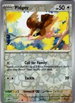 Pokemon TCG Pokemon Pidgey Pidgey Common Reverse Holo - Image 1