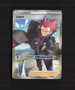Lance 192/195 Silver Tempest Full Art Ultra Rare Holo Pokemon Card LP+ - Image 1