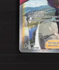 Lance 192/195 Silver Tempest Full Art Ultra Rare Holo Pokemon Card LP+ - Image 5