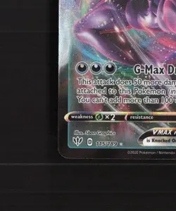 Grimmsnarl VMAX 115/189 Darkness Ablaze Ultra Rare Holo Pokemon Card MP - Image 5