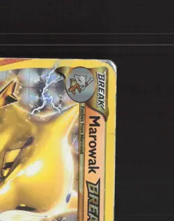 Marowak BREAK 79/162 Breakthrough Full Art Ultra Rare Holo Pokemon Card DMG - Image 4