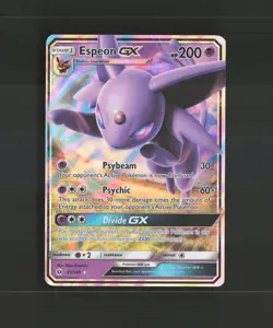Espeon GX 61/149 Sun & Moon Ultra Rare Holo Pokemon Card LP+ - Image 1