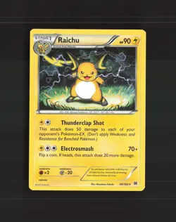 Raichu 49/162 Breakthrough Rare Pokemon Card LP - Image 1