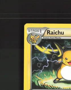 Raichu 49/162 Breakthrough Rare Pokemon Card LP - Image 3