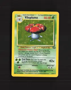Vileplume 15/64 Jungle Unlimited Holo Rare Pokemon Card LP - Image 1