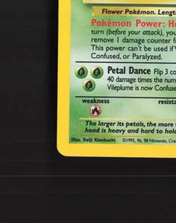 Vileplume 15/64 Jungle Unlimited Holo Rare Pokemon Card LP - Image 5