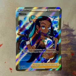 Nessa 183/185 Vivid Voltage Full Art Ultra Rare Holo Pokemon Card NM - Image 1
