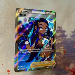 Nessa 183/185 Vivid Voltage Full Art Ultra Rare Holo Pokemon Card NM - Image 3