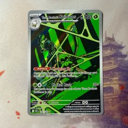 Team Rocket's Spidops 187/182 Destined Rivals Full Art Ultra Rare Pokemon Card - Image 1