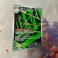 Team Rocket's Spidops 187/182 Destined Rivals Full Art Ultra Rare Pokemon Card - Image 3