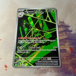 Team Rocket's Spidops 187/182 Destined Rivals Full Art Ultra Rare Pokemon Card - Image 4