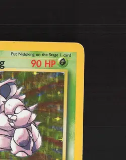 Nidoking 11/102 Base Set Unlimited Holo Rare Pokemon Card LP - Image 4