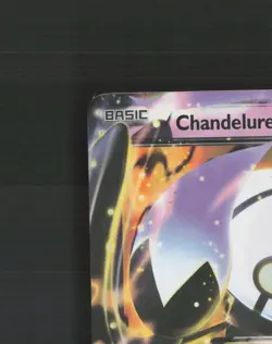 Chandelure EX 77/113 Legendary Treasures Ultra Rare Holo Pokemon Card MP - Image 3