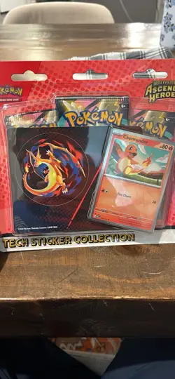 Pokemon TCG Mega Evolution Ascended Heroes Tech Sticker Collection- Red - Image 1