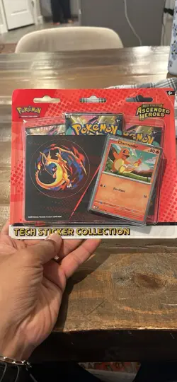Pokemon TCG Mega Evolution Ascended Heroes Tech Sticker Collection- Red - Image 2