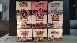 Pokemon EMPTY Booster Box Lot 9 Sword & Shield Scarlet & Violet - Image 1
