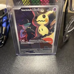 Pokemon Team Rocket's Mimikyu Full Art Card 238/217 Basic English Psychic - Image 4