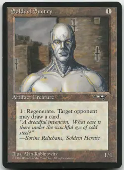 MTG Soldevi Sentry (Close-Up) C Alliances 176 LP - Image 1