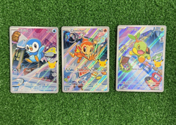 Pokemon TCG First Partner Illustration Collection Series 1 Gen 4 Sinnoh Starters - Image 1