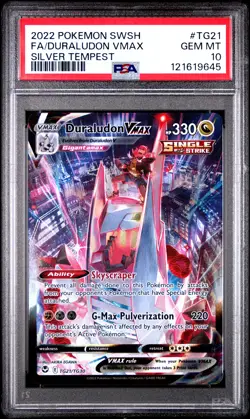 PSA 10 - Duraludon VMAX TG21/TG30 SWSH Silver Tempest - Pokemon - Image 1