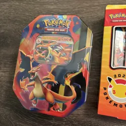 Pokemon Mega Charizard Y Ex Tin & Pokemon Day 2026 Box Sealed Pikachu Psa Worthy - Image 2