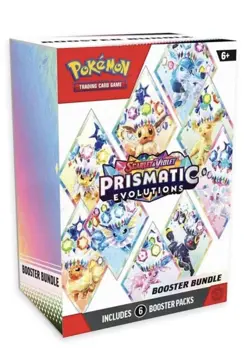 Pokemon Scarlet & Violet Prismatic Evolutions Booster Bundle 6 Packs English - Image 1