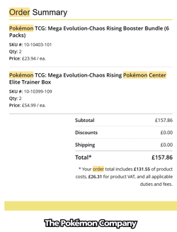 Pokemon Chaos Rising POKEMON CENTER ETB 🔥 CONFIRMED PRESALE 22nd of May 2026 - Image 2